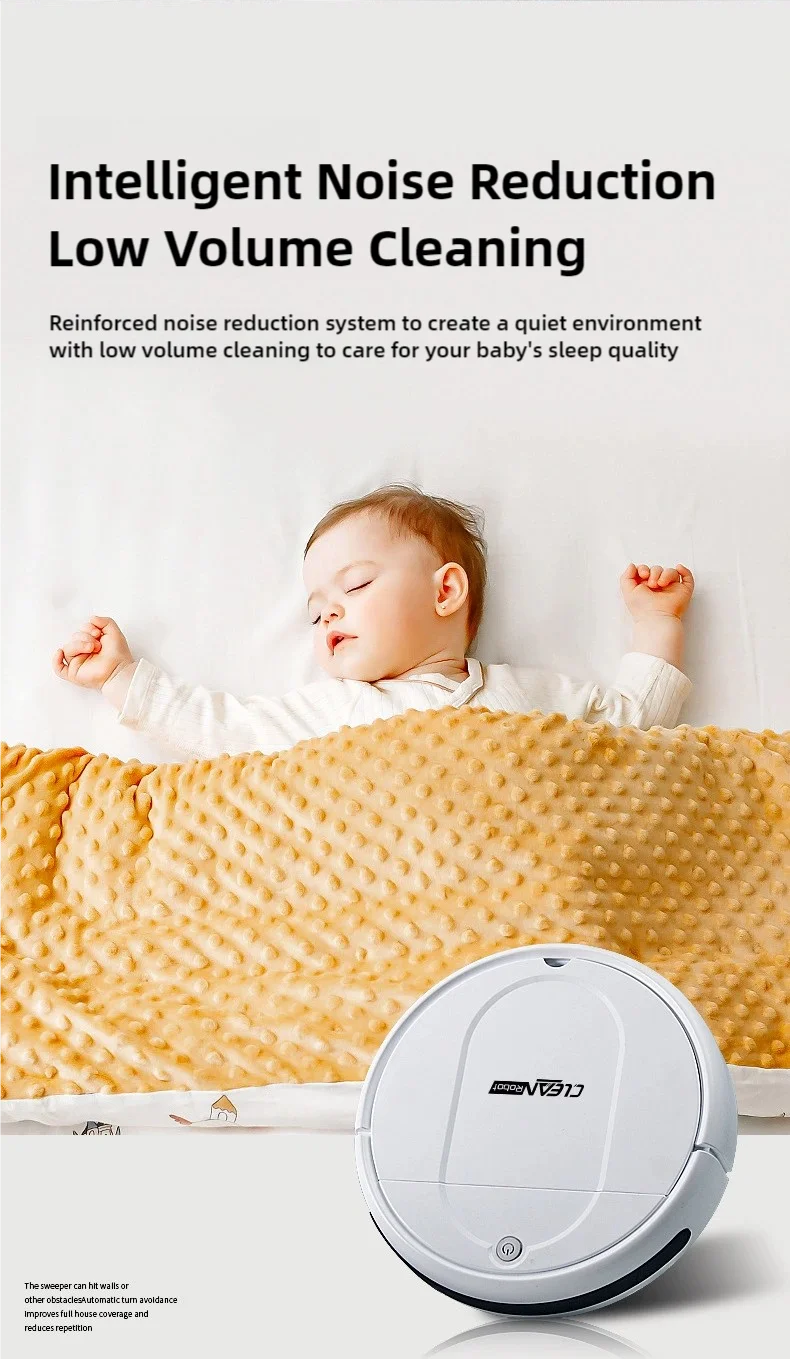 Description Picture 6 of itemHousehold Vacuum Cleaner Electric Sweeper Intelligent No-wash Sweeping and Towing Machine Cleaning Tools Noise Reduction Charge