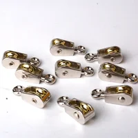 36/48/52/58/75/86mm NEW 36MM Zinc Alloy Swivel Fixed Pulley Sheave Lift Hoist Rope Hanging Single 2
