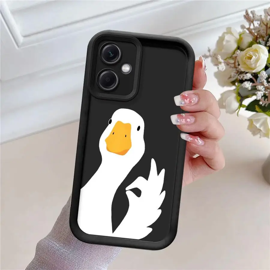 Adorable Cartoon Duck Soft Shell Phone Case