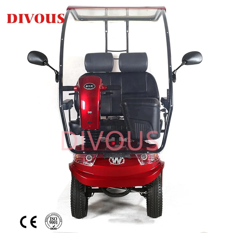 Adult Four-wheeled Electric Car Mobility Scooter Suitable Elderly Disabled 3