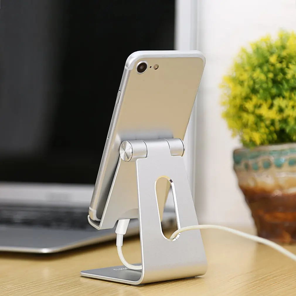 Mobile Phone Stand Foldable Tablets Phone Stand 270° Adjustable Roating Shaft Smartphones Aluminum Holder Cell Phone Stand