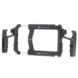 Universal Smartphone Video Rig Stabilizer for Vlogging and Broadcasting (Black)
