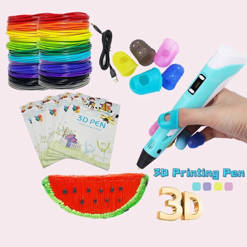매직 3D 펜 LED 스크린, DIY 3D 인쇄 펜, PLA 필라멘트, 어린이 디자인 드로잉 3D 프린터 펜, 창의적인 장난감 선물