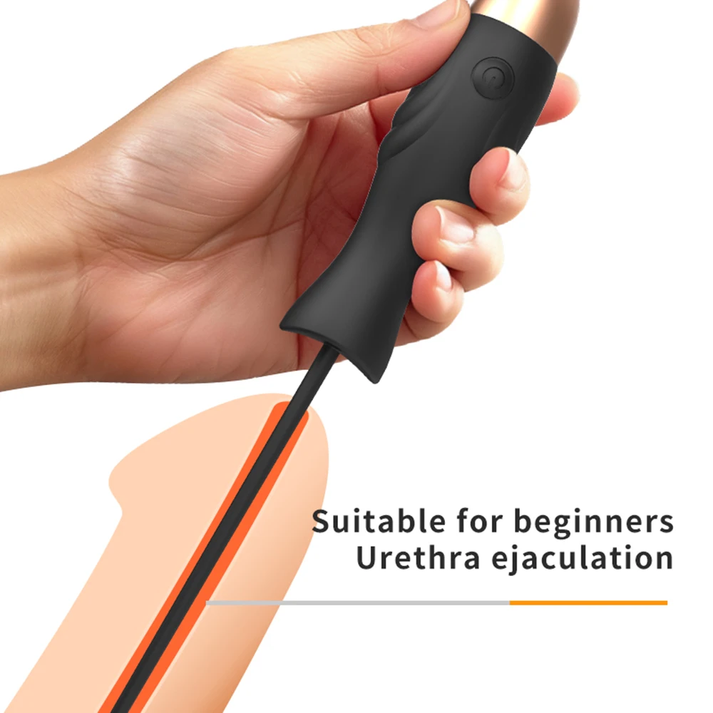 Safe Silicone Urethral Catheter Vibrator Horse Eye Stimulation Adult Sex Toys for Men Penis Plug Dilator Insert Urethra Catheter penis sex toys