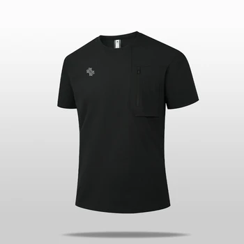 SBWL High-quality breathable quick-drying T-shirt outdoor leisure sports summer suitable men with short sleeves running Tops 1