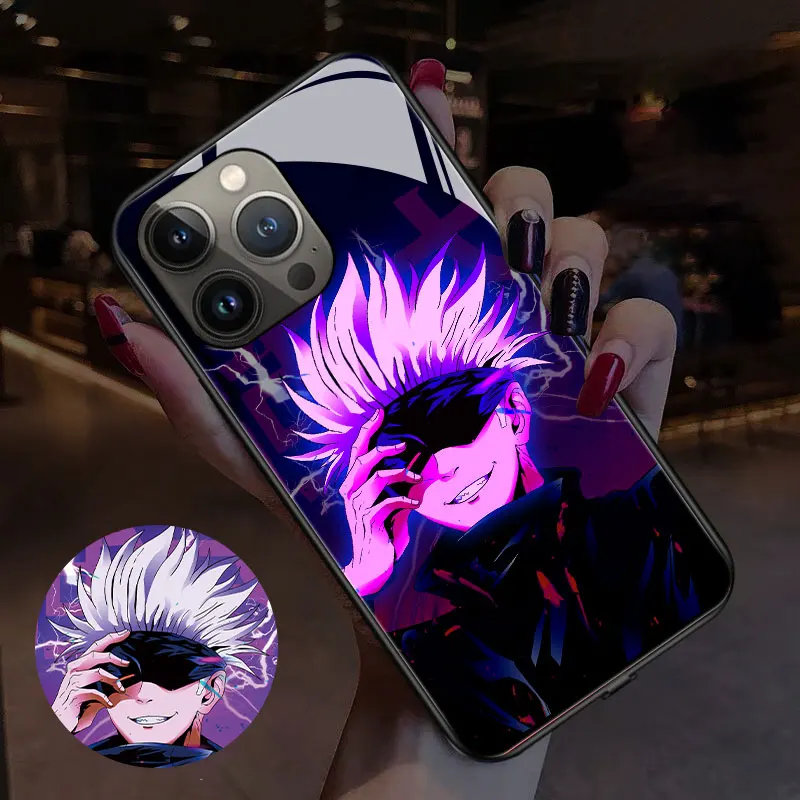 Amazon Galaxy S21 Anime Case Anime Smart Luminous Phone Case