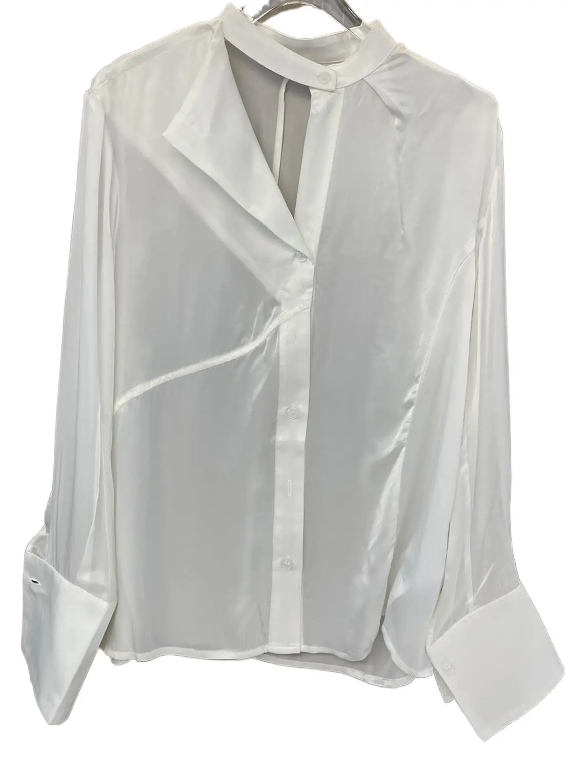 

2023 Women's Clothing Collar Asymmetric Shirt