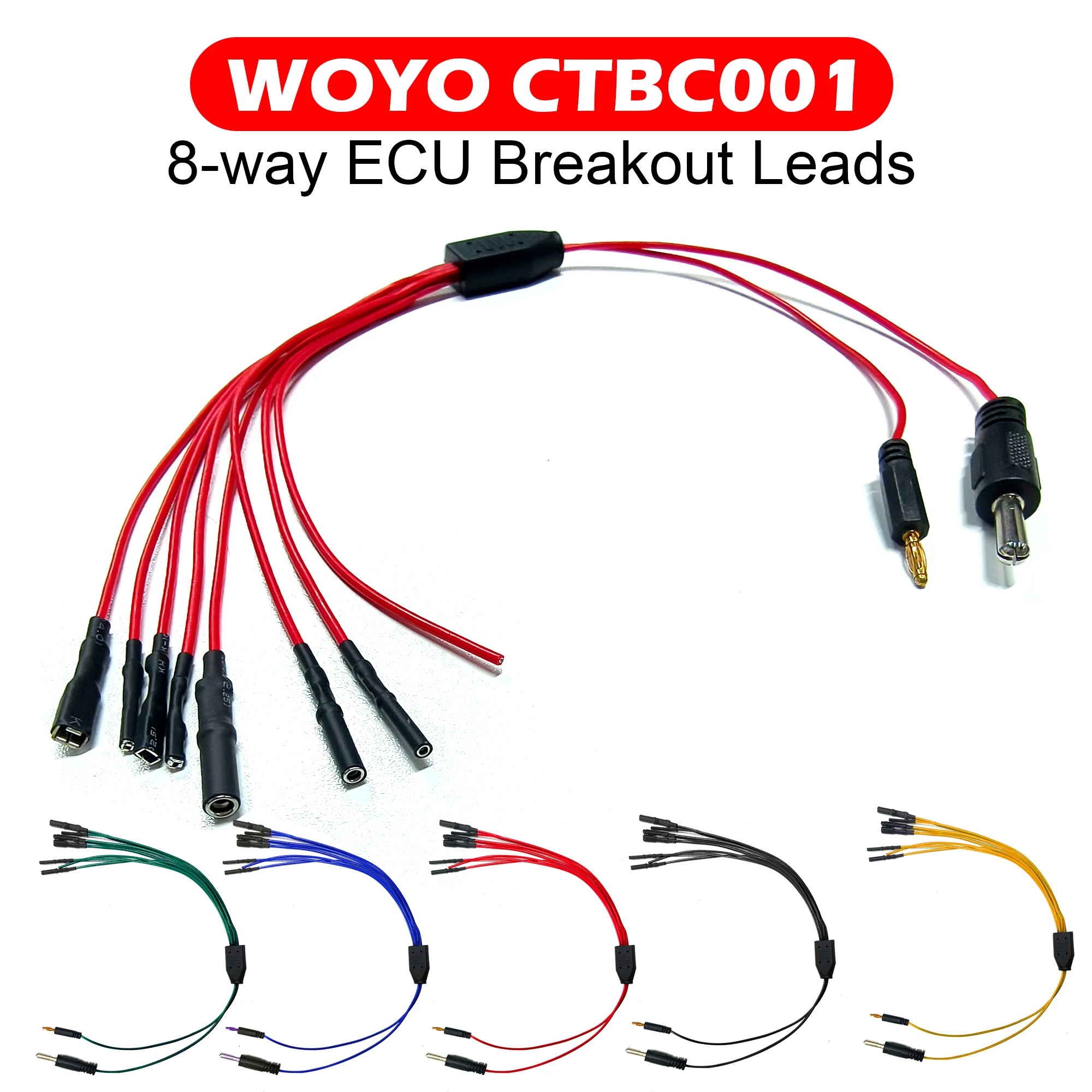 WOYO CTBC002/CTBC001 ECU Breakout führt Überbrückungskabel für den Kfz-Diagnose-Oszilloskop-Leitungsverbindung – Detail 4