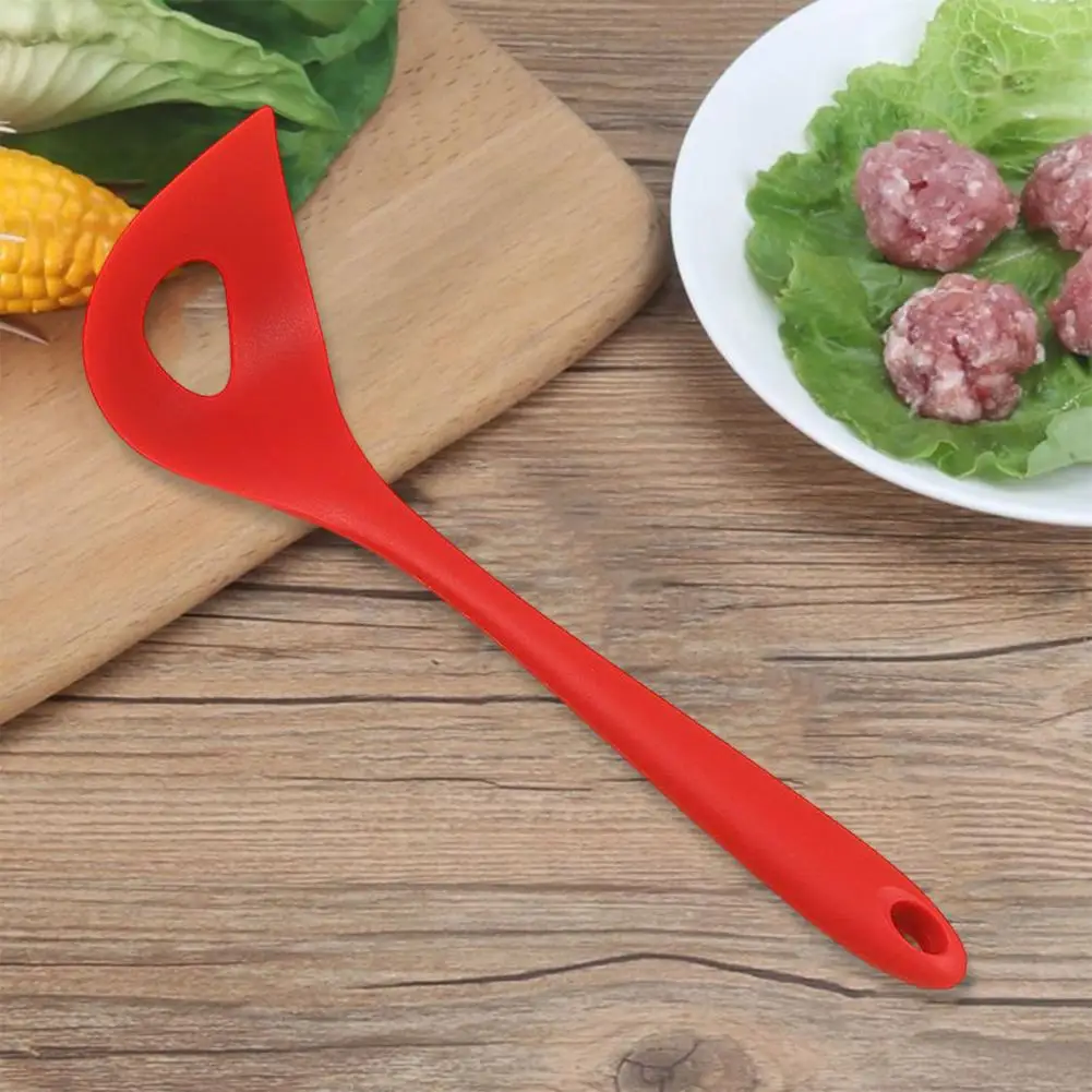 Ergonomic Meatball Spoon Long Handle Meatball Press Efficient Silicone Maker Spoon Pressing Tool for Home for Quick meatball maker