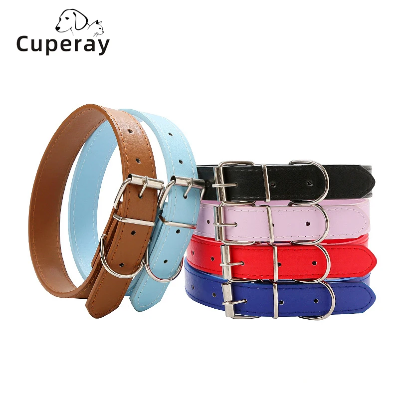 Collar De Cuero Para Perros Pequeños, Medianos Y Grandes, Su | Envío Gratis