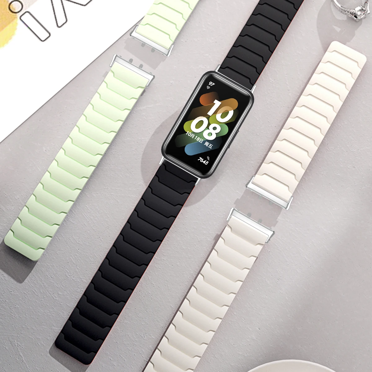 Magnetic Loop Silicone Watch Strap - Universal Sport Band