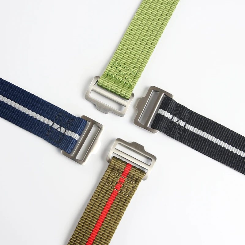 Premium Washable Nylon Nato Loop Strap – Sporty & Comfortable Watchband Bracelet