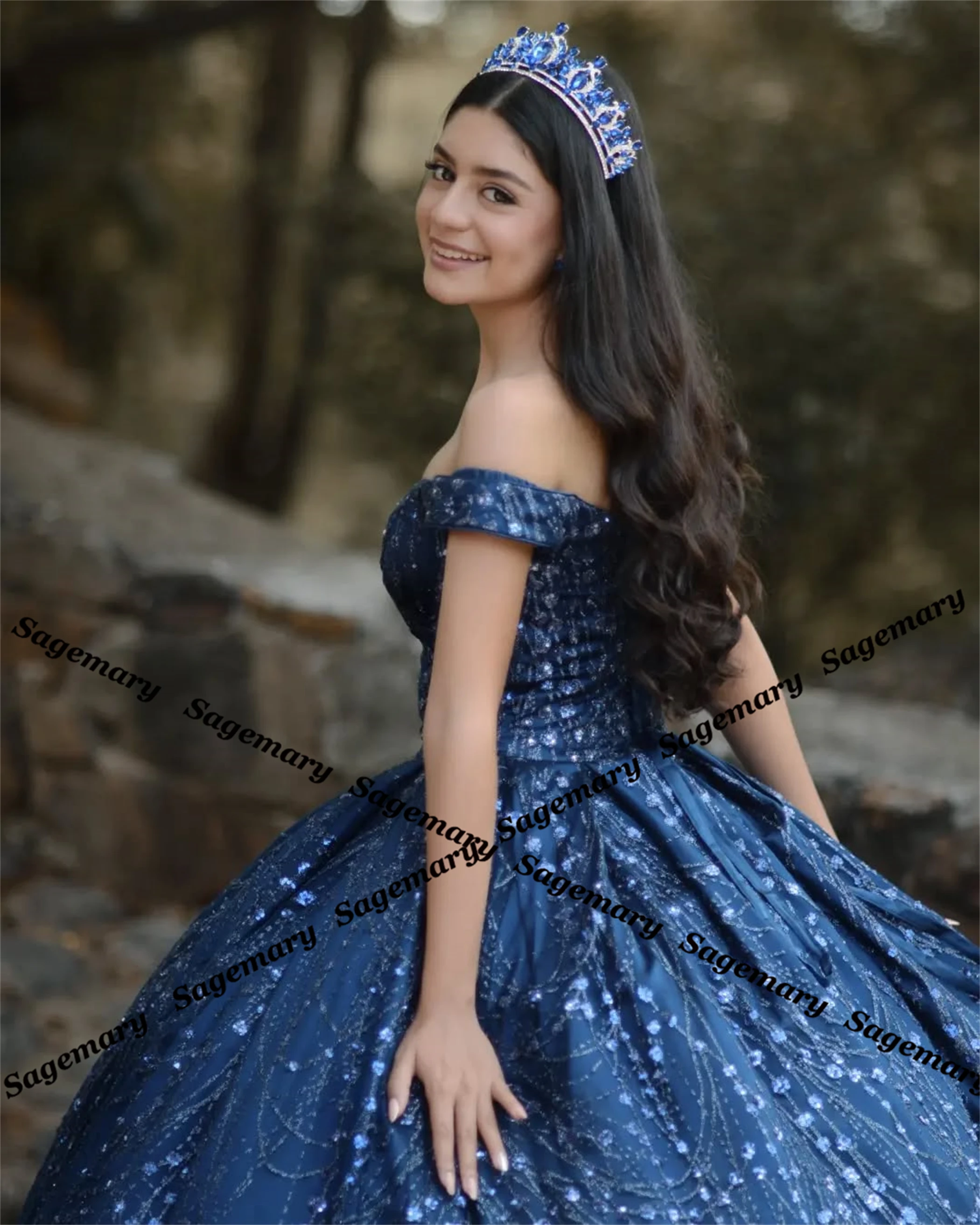 Sagemary    ڸ Quinceanera 巹 ڸ   ø Pleat Vestidos De 15 Customized