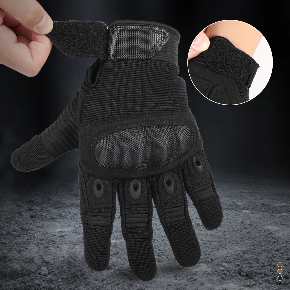 Touch Screen Tactical Gloves Outdoor Sport Paintball Shooting Hunting Airsoft Combat Anti-Skid Work Protection Full Finger Glove