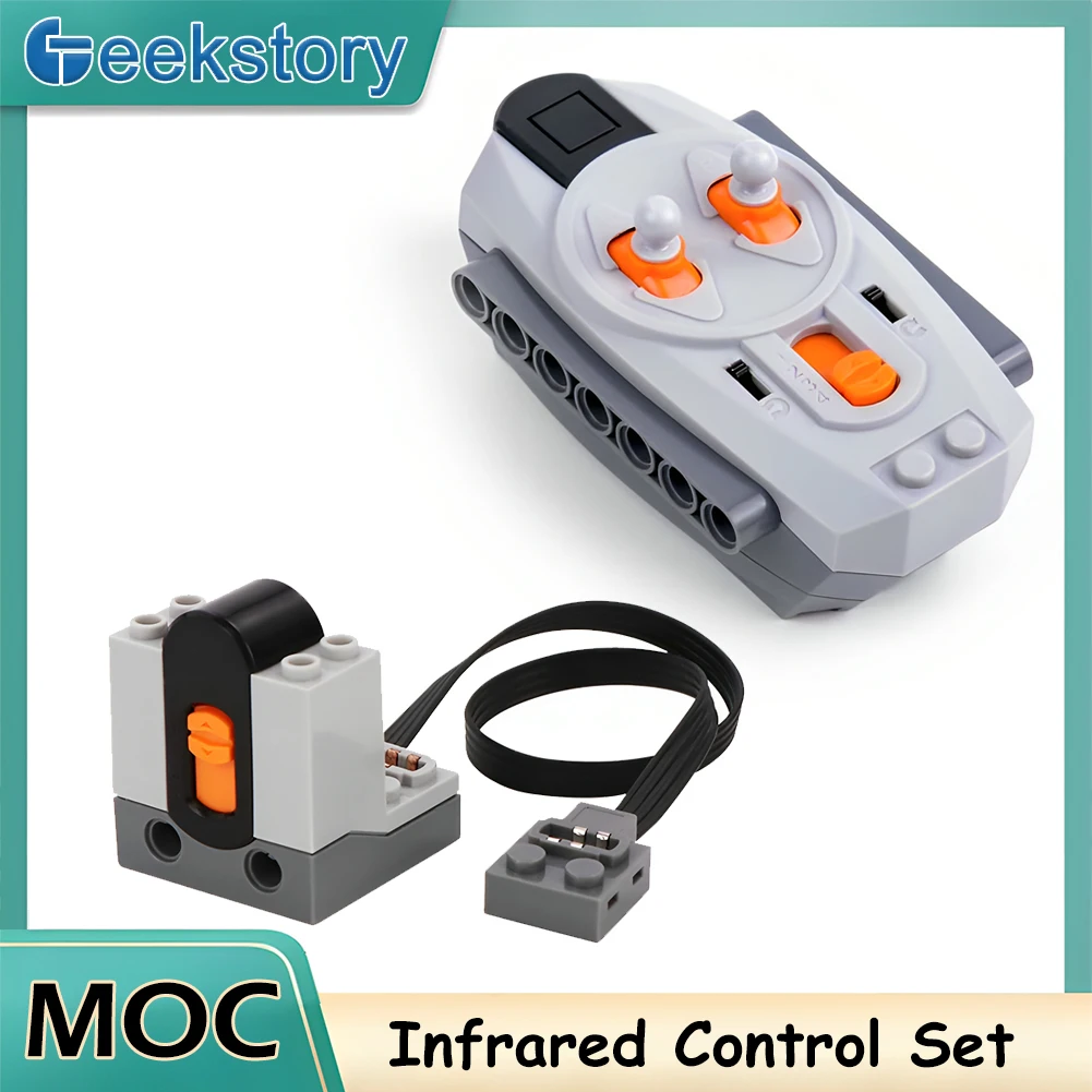 Pièces techniques de fonctions de puissance MOC, ensemble récepteur de télécommande infrarouge 8879 8884 pour blocs de construction legoeds, jouet