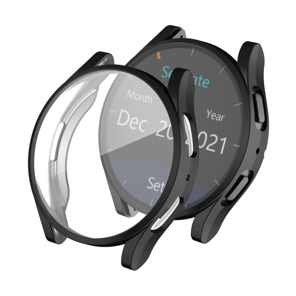 Tempered Glass+ PC Cover for Samsung Galaxy Watch 7 4 5 6 All Coverage Protective Bumper Case Galaxy Watch Accessories glass cover,watch screen protector case,watch cover,watch protective case,watch case,watch protective cover,watch screen protector