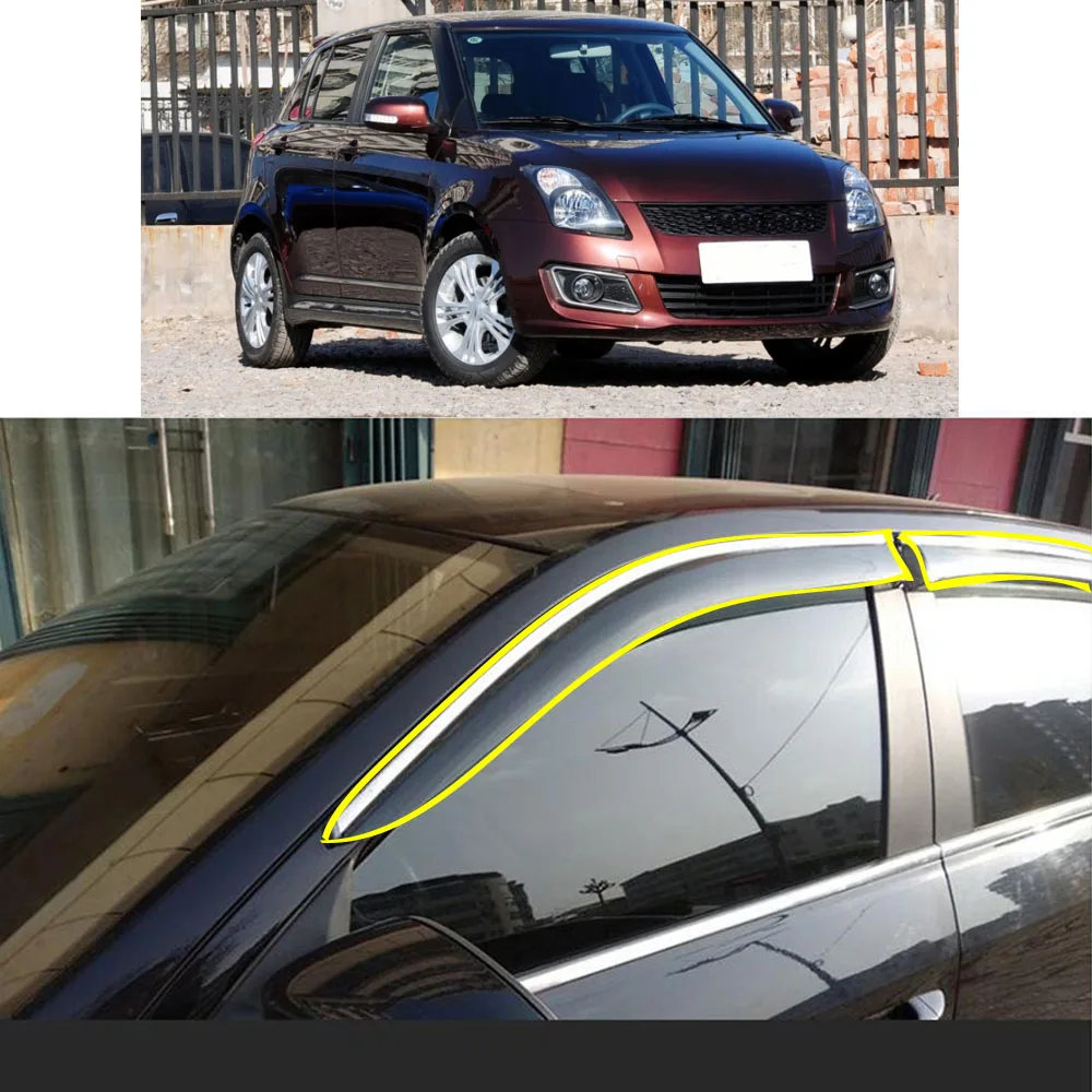 Suzuki swift rain visor best sale