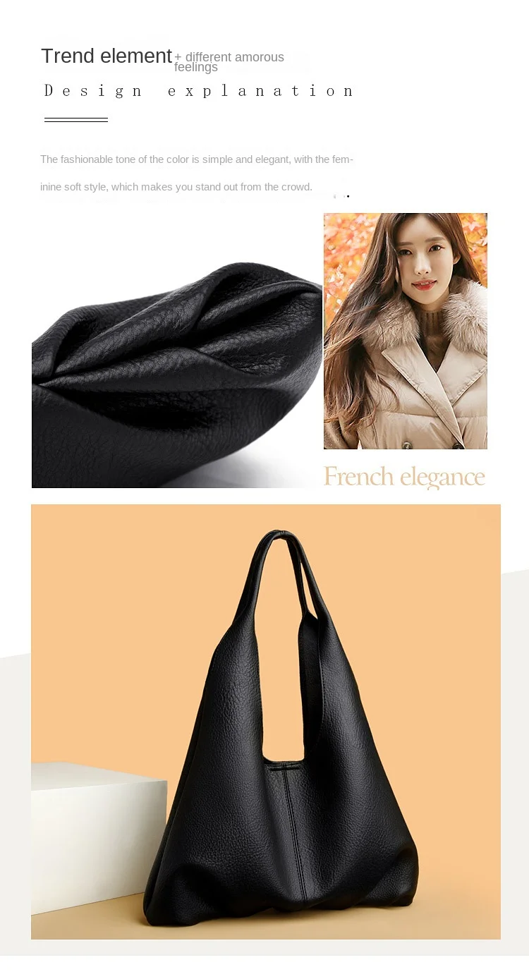 2023 Ny handväska för kvinnor med stor kapacitet för kvinnor Mode Mångsidig Casual axel magnetiskt spänne Solid dam_voghion.com