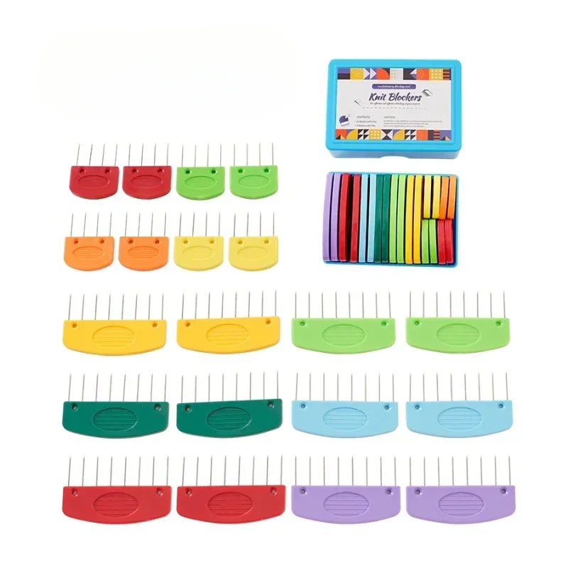 Knitting Tools Shawl Sweater Setter Setter Needle Set with T-shaped Needle Flexible Ruler Tool Set Sewing Diy sewing tools,craft supplies,diy knitting kit