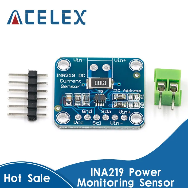 Modulo Sensore INA219 I2C - Misuratore Corrente E Tensione CC Bidirezionale