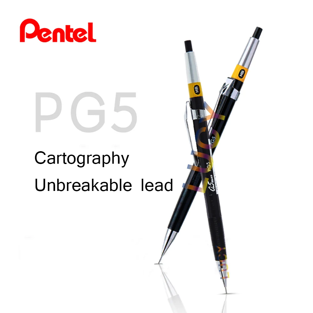 2021 Japan Pentel Metal Lnternal Control Chart Drawing Mechanical Pencil PG5 Student Writing Retro Pencil 0.5Mm