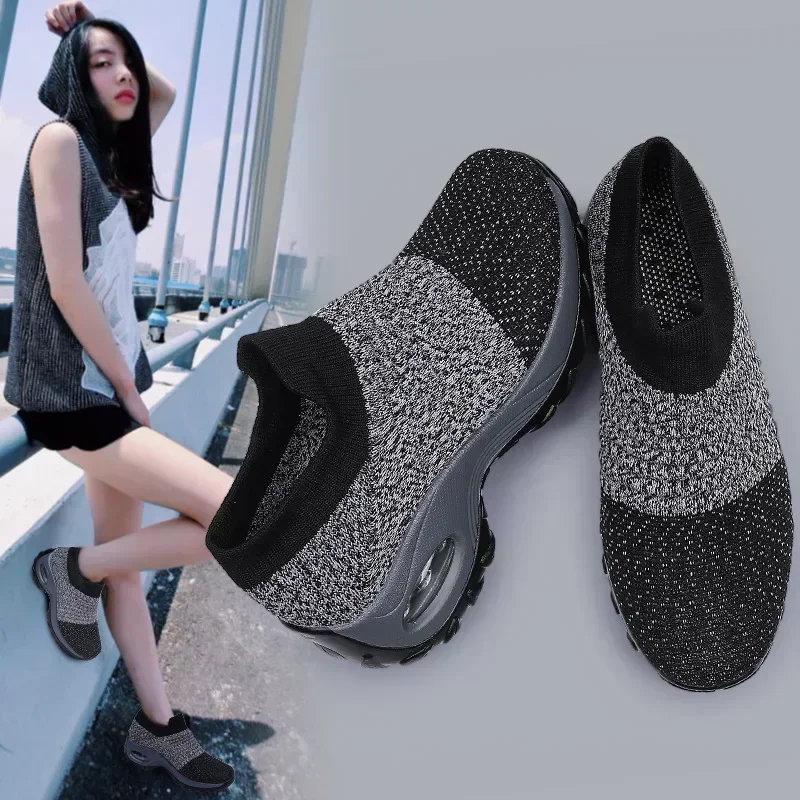Women Sneakers Women's Versatle Ladies Orthopedic Platform Shoes Casual Non-slip Wear-resistant Tennis