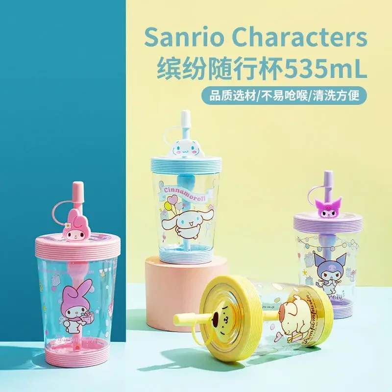 

Sanrio My Melody мультяшная космическая чашка для воды для девочек с высокой красотой детская соломенная чашка подарок на день рождения для девочек и мальчиков 535 мл