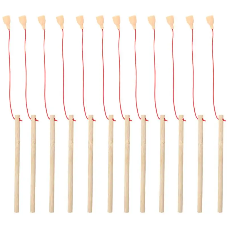12Pcs/6pcs Wooden Magnetism Fishing Poles Wood Fishing Rod Early Educational toys Kindergarten Kids Puzzle Toys 15cm wooden fishing toys