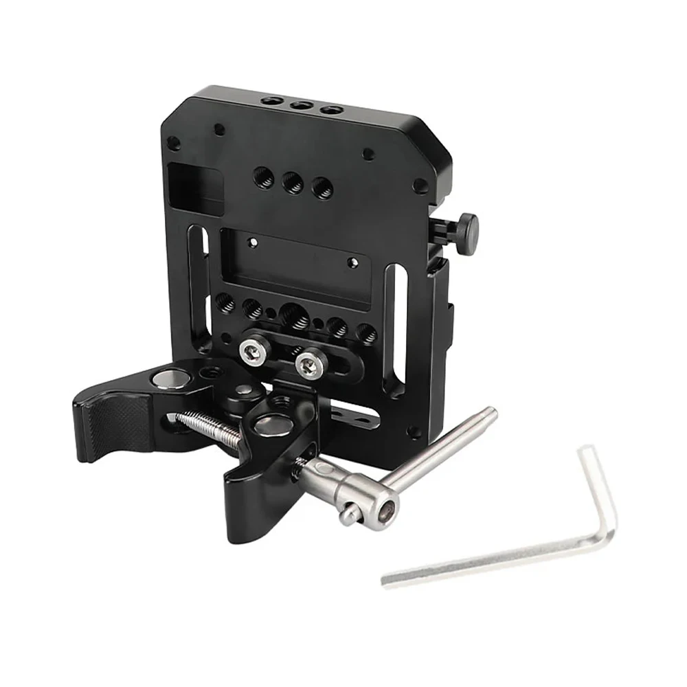 V Mount Battery Plate V-Lock Mount Battery Plate with Super Crap Clamp For Power