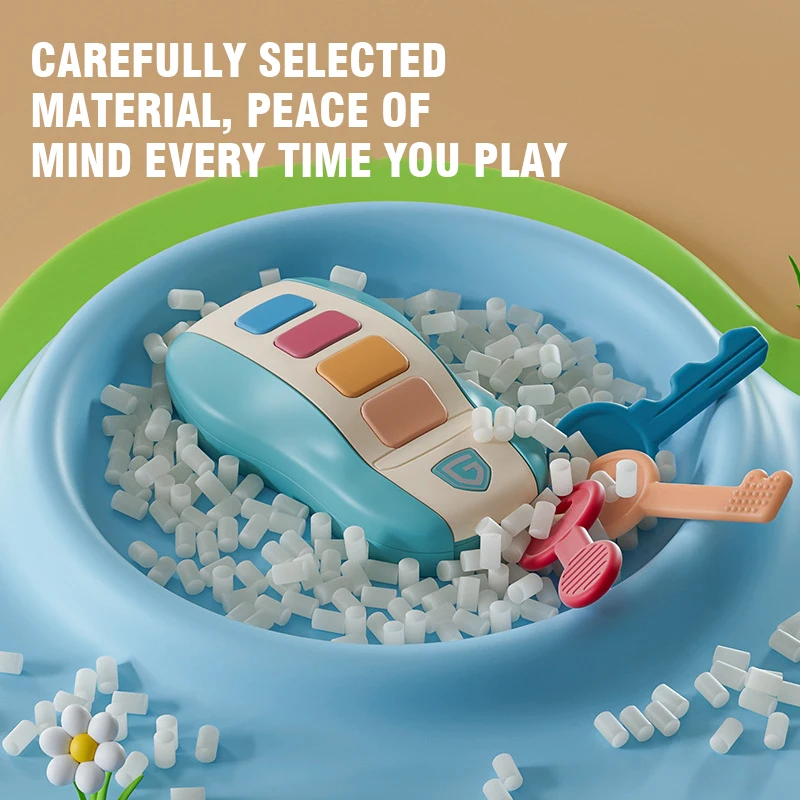 Baby Toys Musical Car Key Vocal Smart Remote Car Voices Pretend Play Educational Toys For Kids Sound Singing Toys Xmas Gifts 4