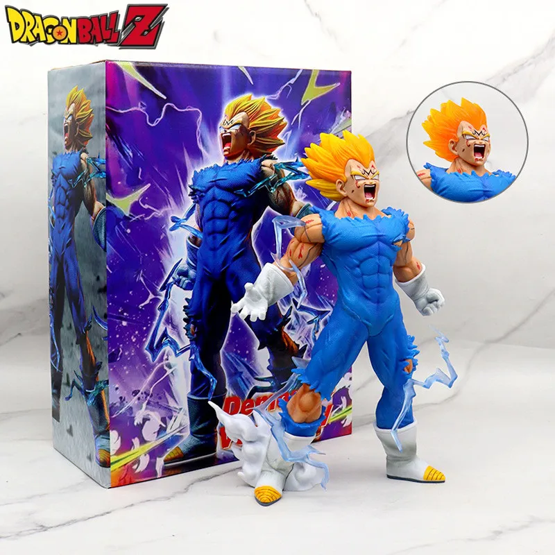 27Cm Anime Dragon Ball Z Gk Vegeta Figura Autodistruzione Majin Vegeta Figurine Pvc Action Figures Collezione Modello Giocattoli Regali