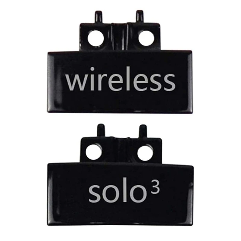 4X Cerniera Di Ricambio Per Fascia Connettore Cerniera Clip Cover Per Beats Solo 3 Wireless A1796 Cuffie On-Ear Nero Brillante