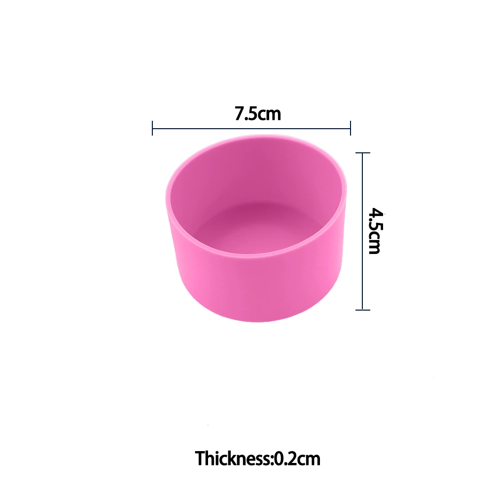 Silicone Cup Bottom Protector Sleeve - Anti-Damage Glass Bottle Accessory