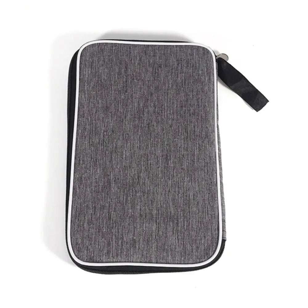 Sport Supplies Storage Ping Pong Paddles Case With Belt Table Tennis Rackets Bag Capacity Single Paddle Protective Cover