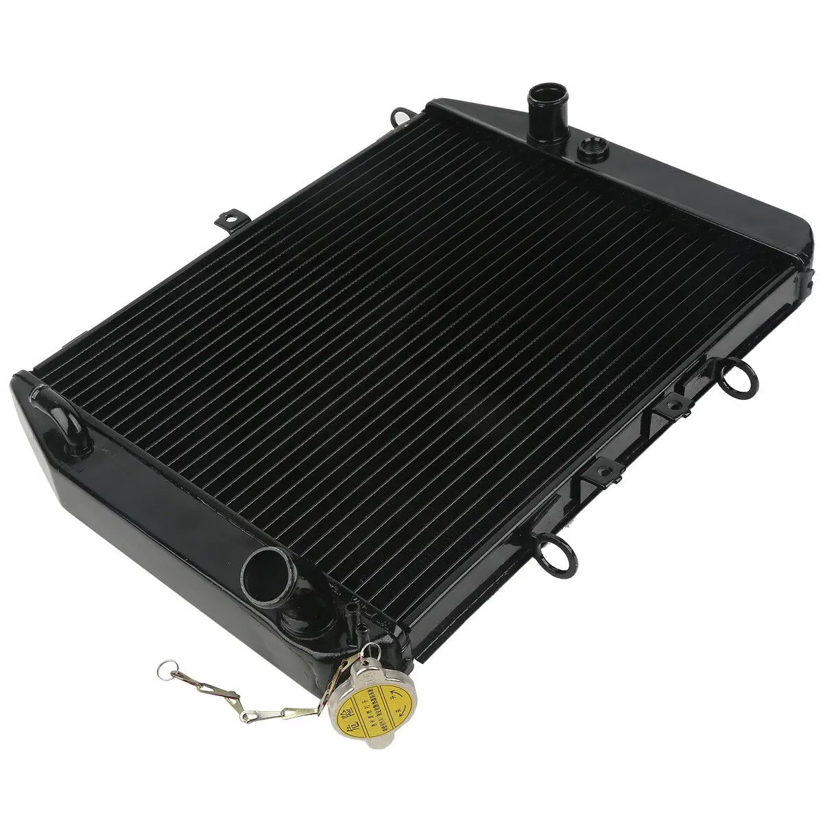 

Черный алюминиевый радиатор двигателя для мотоцикла, Охлаждающий радиатор для Kawasaki Ninja ZX12R ZX-12R 2000 2001