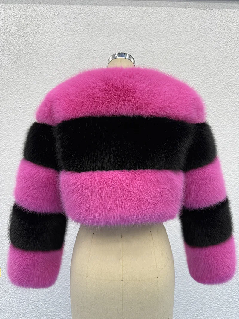 ZADORIN Faux Fur Coat real photo 5