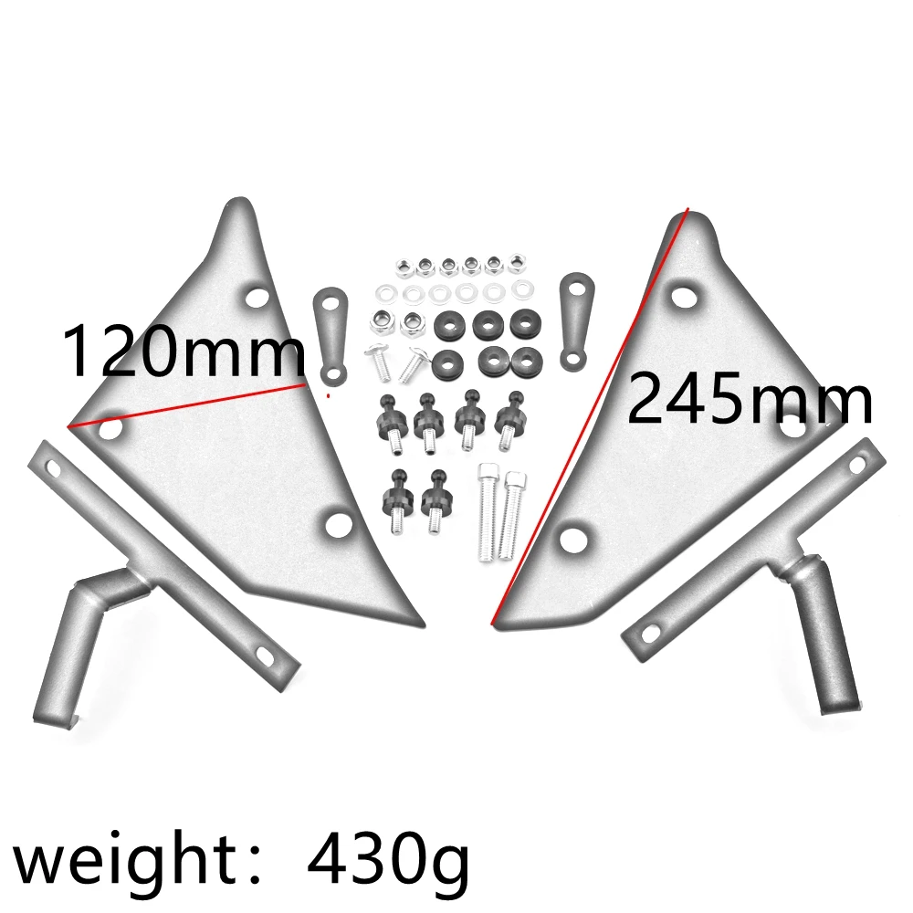 Motorcycle Side Panels Fill Fairing Cowl Cover Tank Plates Trim FOR BMW K1600B K1600GA Grand America