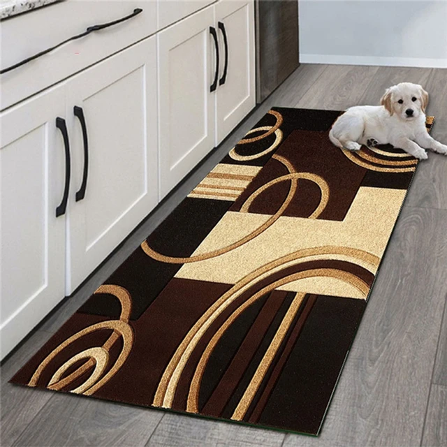 Nordic Washable Kitchen Mat Floor Long Hall Carpet for Bathroom