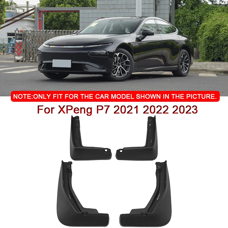 

Fit For XPeng P7 2021 2022 2023 Car Styling ABS Car Mud Flaps Splash Guard Mudguards MudFlaps Front Rear Fender Auto Accessories