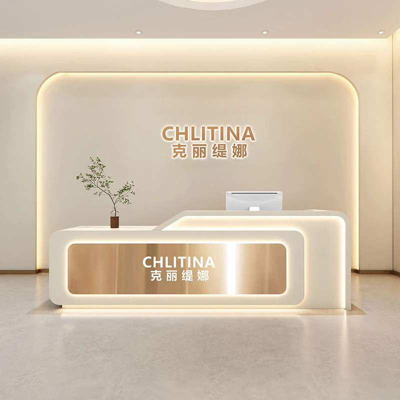 Banco Da Lavoro Banco Reception Postazione Di Lavoro Da Gioco Scrivania Da Studio Per Computer Bancone Portaoggetti Scrivania Richiudibile Mobili Mode