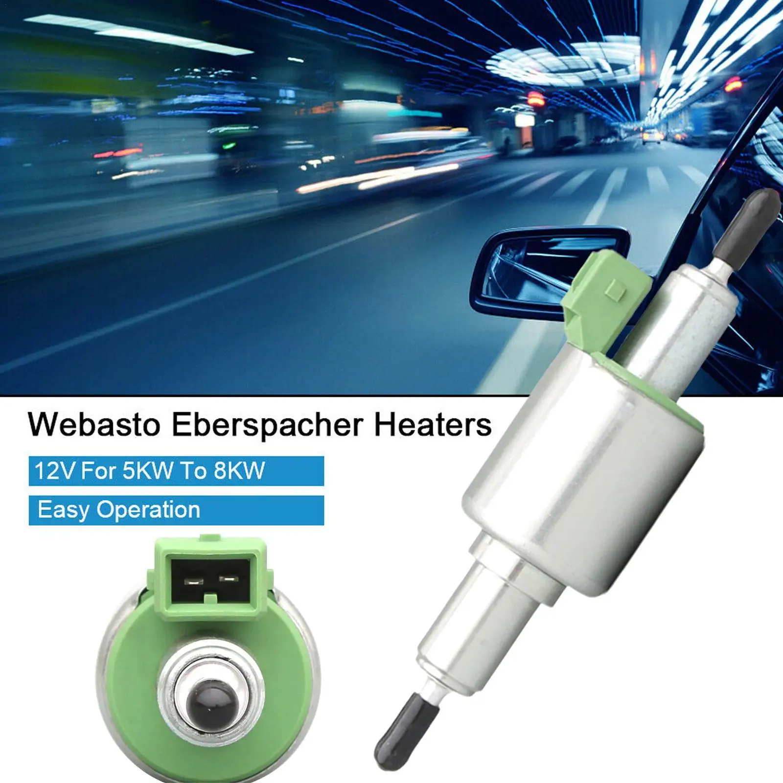 Universal 12v/24v 22ml Car Upgrade Ultra-low Noise Heater Fuel Pump 2kw-5kw For Eberspacher Universal Car Air Parking Oil Pump fuel pump
