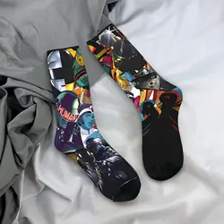 Daft Punk Rock Band Autumn Skateboard Non - Slip Soft Socks - One Size (5)
