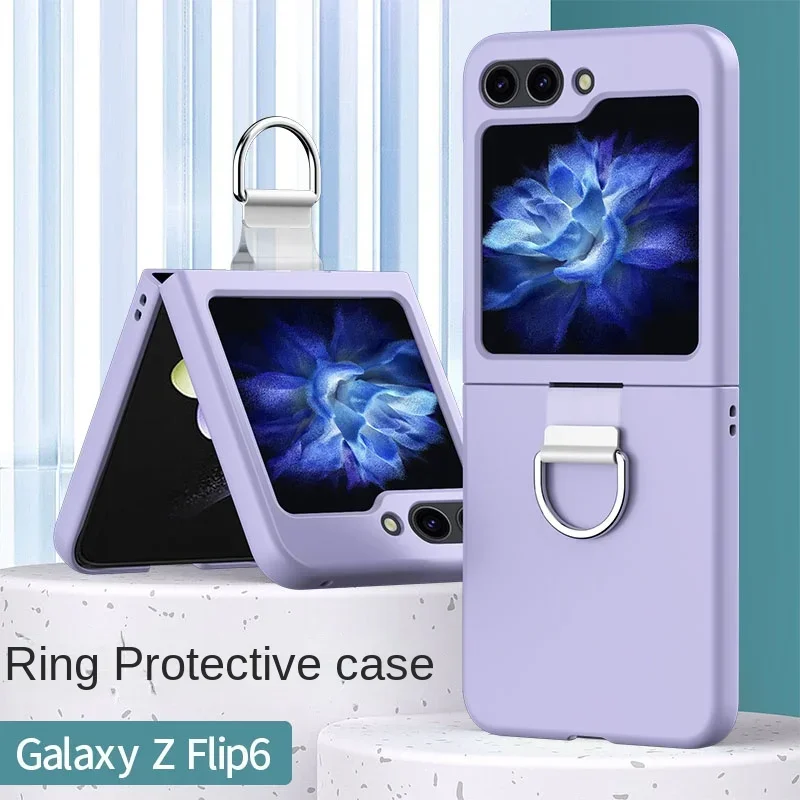 Durable Shockproof Hard Shell Phone Case - Protective Plastic Ring Cover