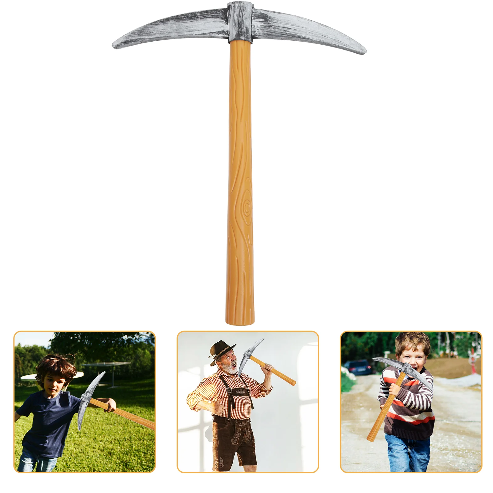 

Pickaxe Costume Accessory Foam Toy Shovel Spades Dwarf Spade Halloween Props Fake Garden Party Trick Cosplay