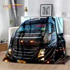 HD Volvo Truck Lorry 3D Printing Soft Flannel Blankets,Throw Blanket Comfortable Blanket for Picnic Beds Sofa Home Bedroom Gifts 4