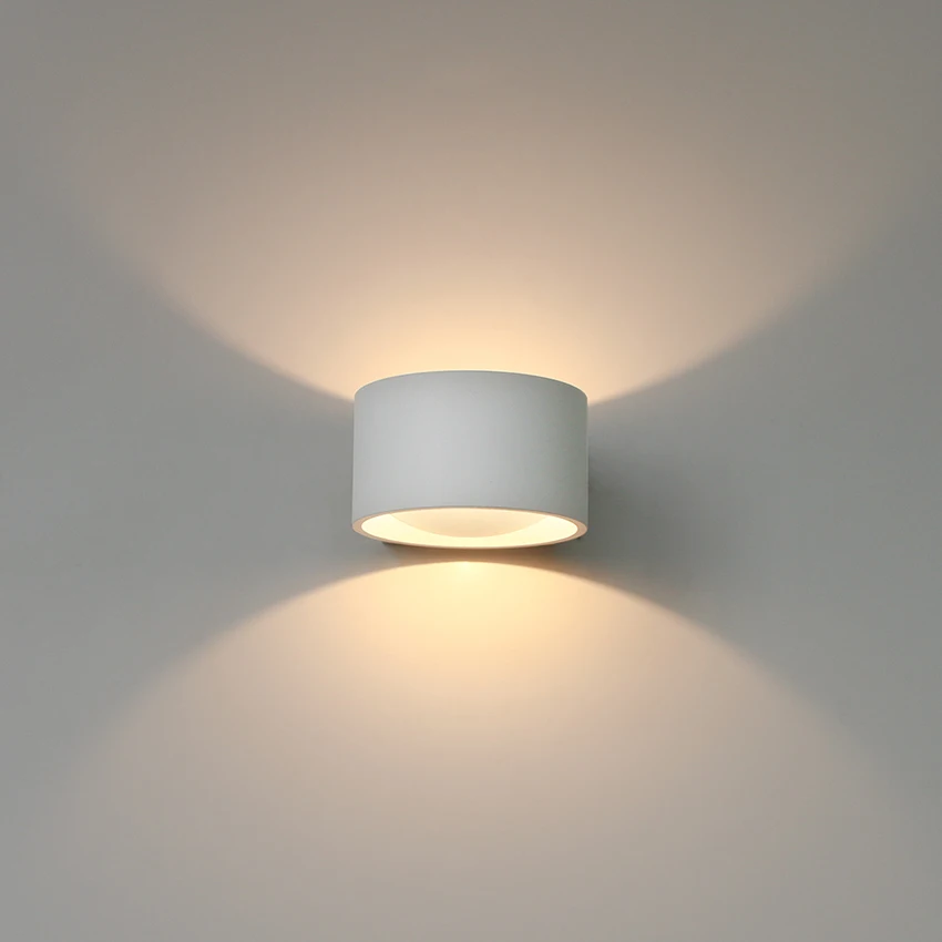 알루미늄 LED 실내 벽 램프 조명 기구, 거실 침실 복도용, 업 다운 장식, 6W