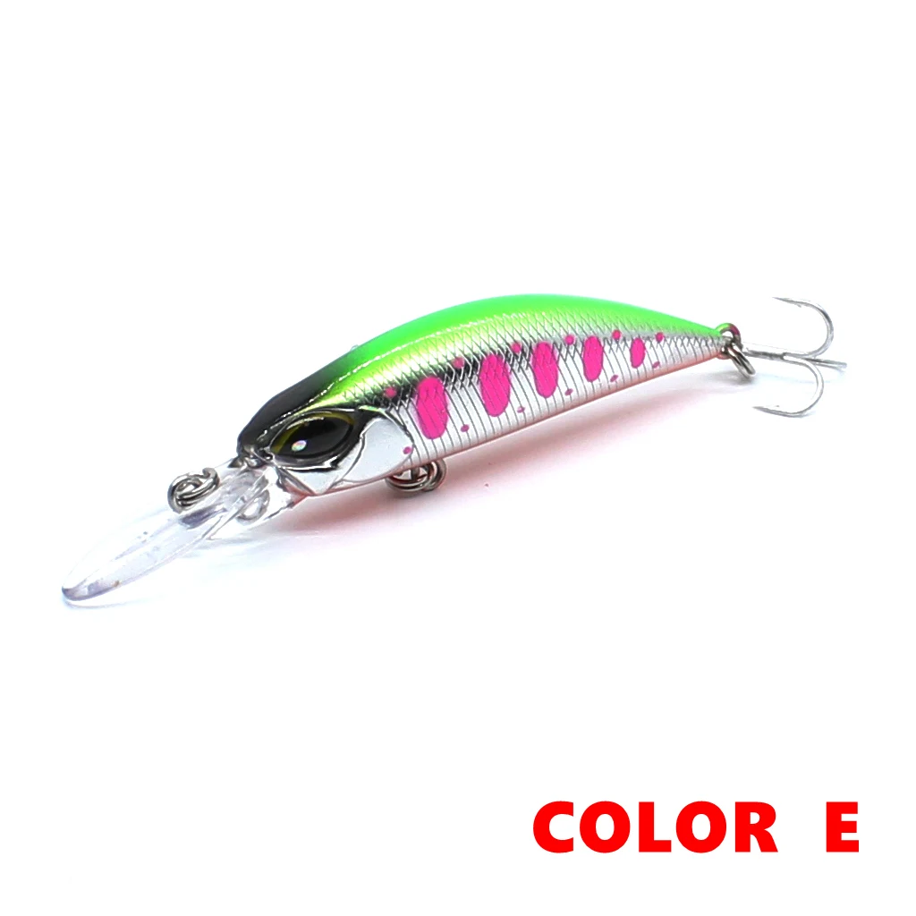 AOCLU-Harter Minnow-Kurbel köder, sinkender Schatten, harter Köder, Salzwasser-Angel köder, leicht gegossen, frisches Salzwasser, 70mm, 3,8g Tiefe 2,5 m – Detail 9