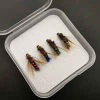 Artificial Bait Nymph Scud Fly Bug Worm Trout Fishing Flies Insect 5