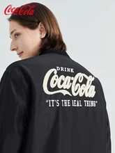 

CocaCola official jacket 2022 new spring Baseball Jacket with cotton towel embroidered jacket on both sides clothes jackets