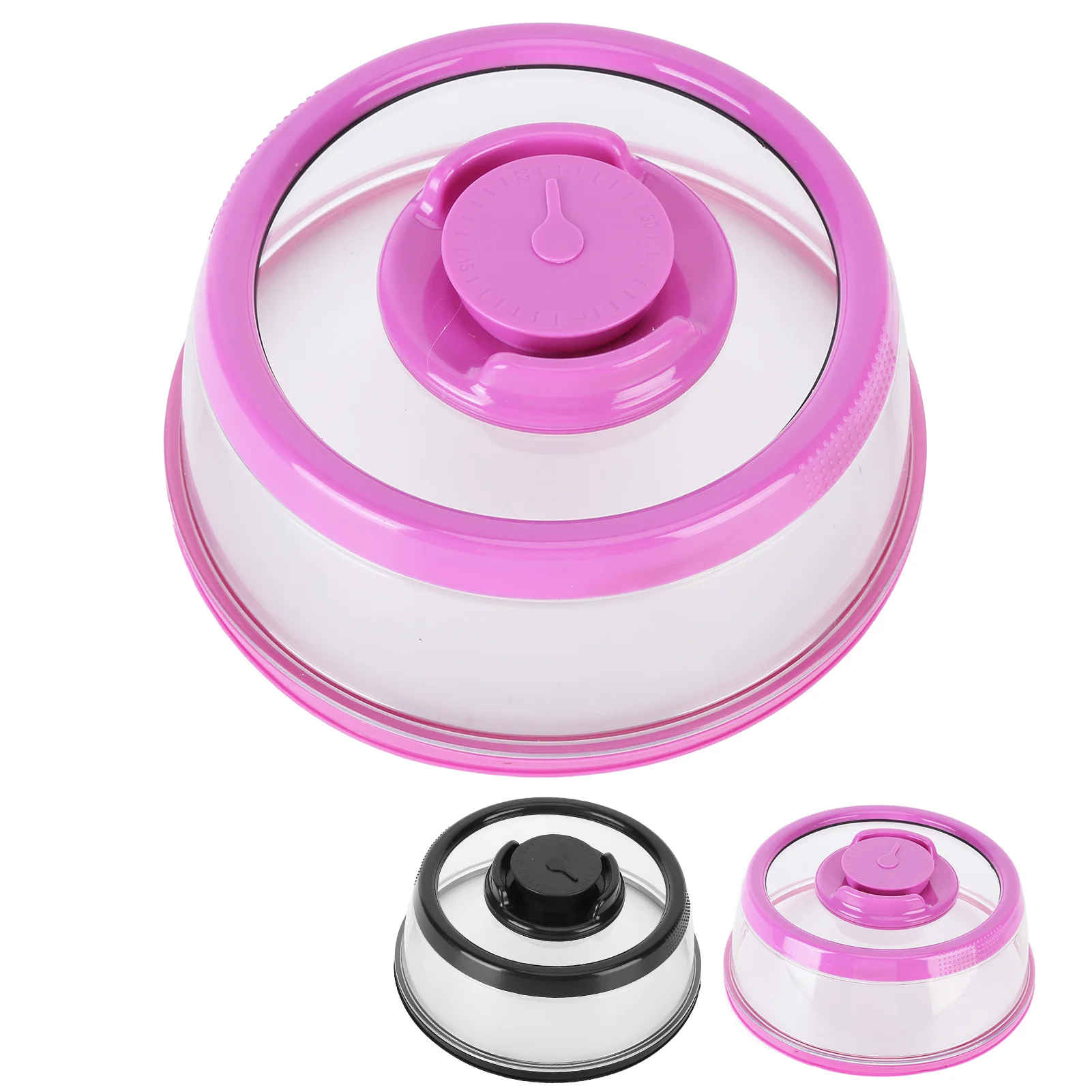 Tight Food Container Plate Platter Lid Vacuum Fresh Cover Vacuum Air-Tight Food Sealer Lid Reusable for Kitchen for Restaurant